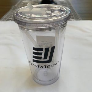 BRAND NEW Ernst & Young Hot/Cold Glass (BPA FREE)